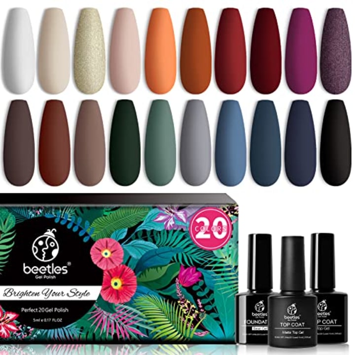 Beetles Gel Nail Polish Kit - Glowing Attraction Collection