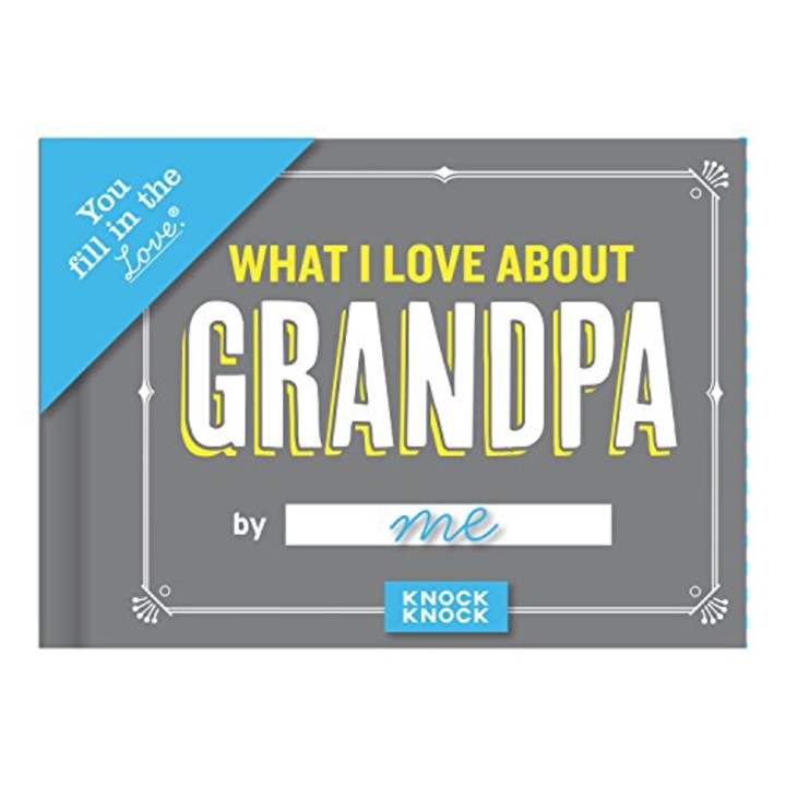 Knock Knock 'What I Love About Grandpa' Fill-in-the-Love Journal
