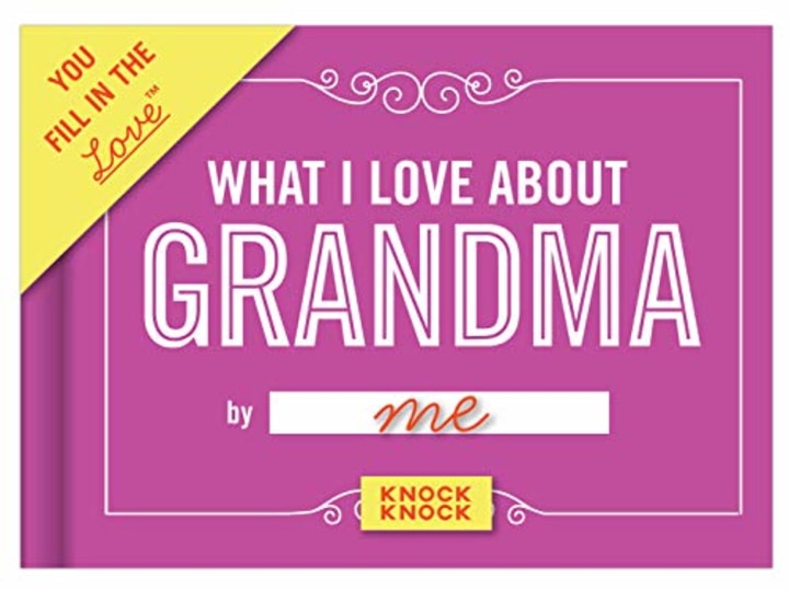 Knock Knock 'What I Love About Grandma' Fill-in-the-Love Journal
