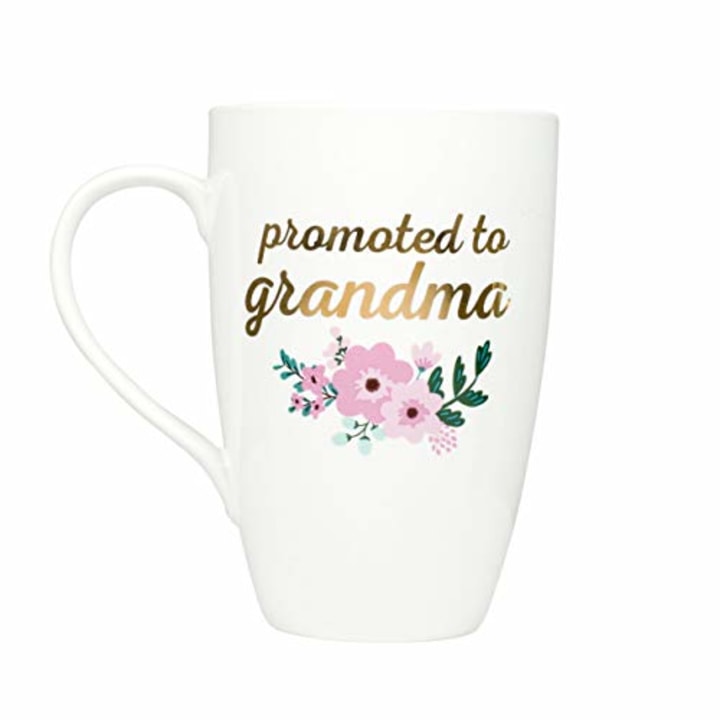 Pearhead 'Promoted to Grandma' Mug