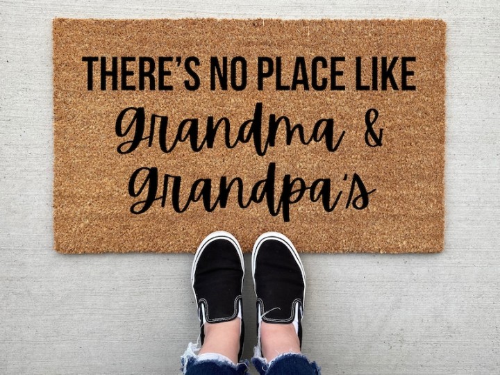 'There&#039;s No Place Like Grandma and Grandpa&#039;s' Doormat