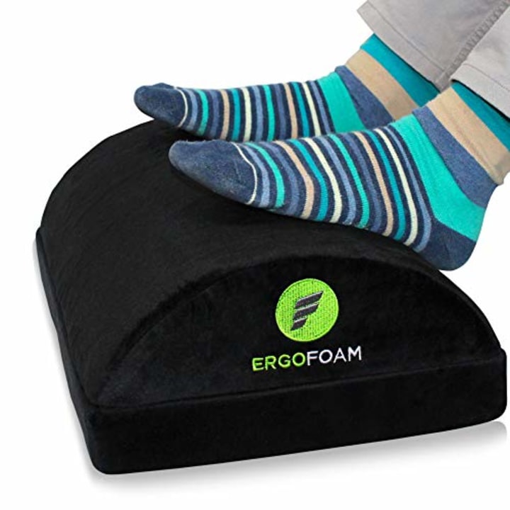 Sky Solutions Ergonomic Memory Foam Under Desk Foot Rest