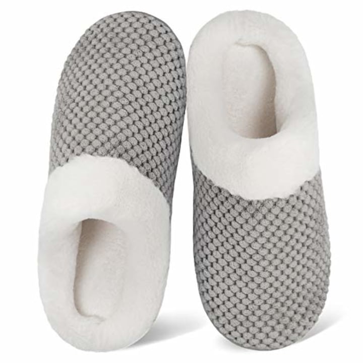 Women's Memory Foam Plush Slippers