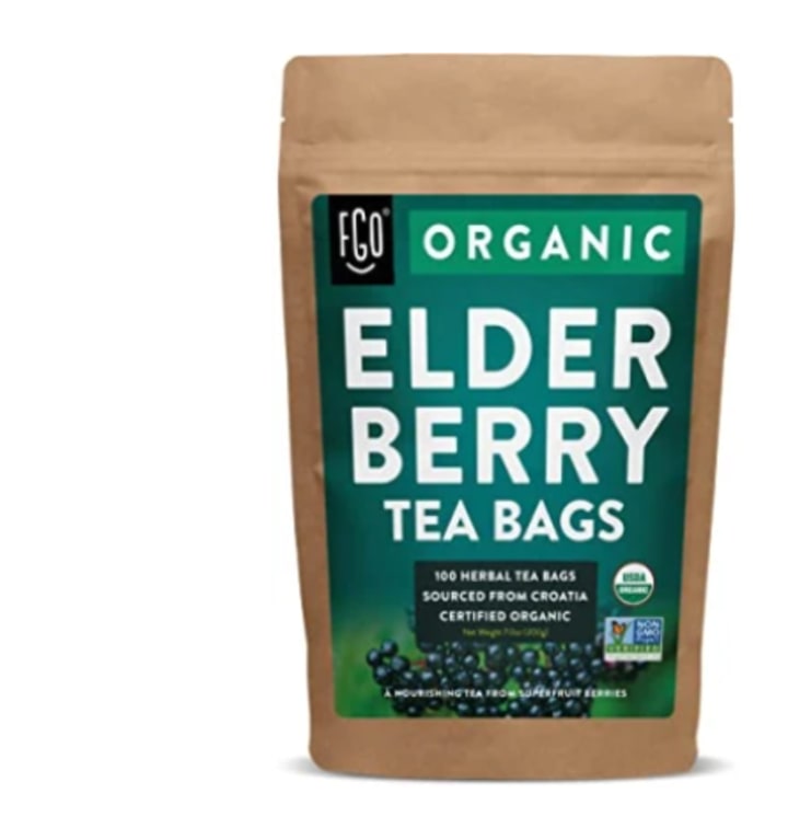 FGO Organic Elderberry Tea Bags
