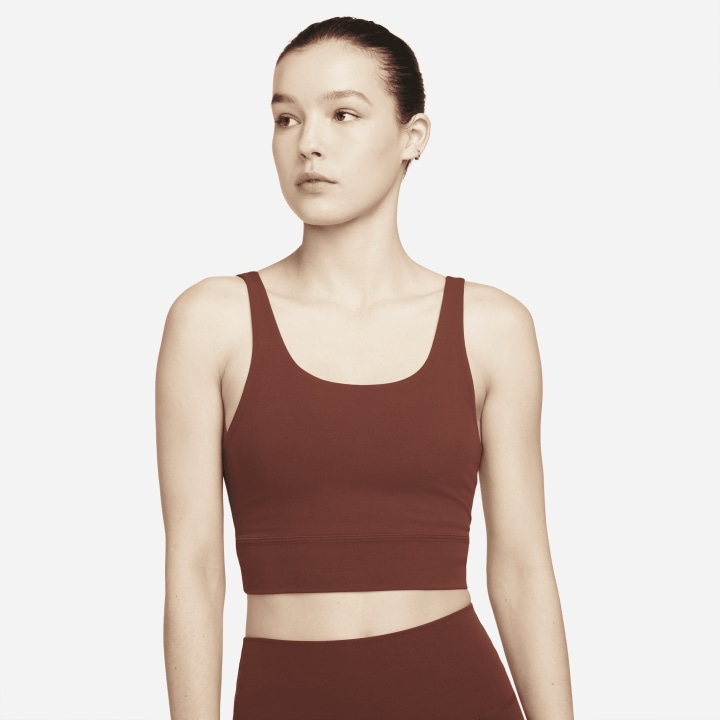 Women's Plus Size 2X Nike Yoga Luxe Infinalon Cropped Tank Sports