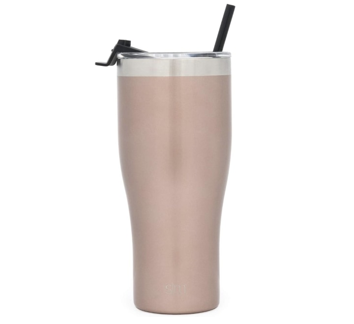 Simple Modern Tumbler with Straw