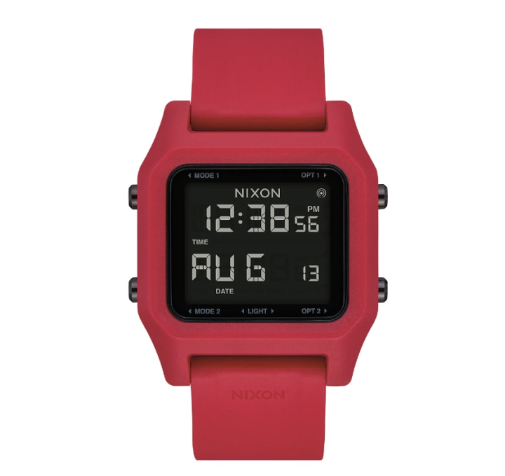 Nixon Red Staple Watch