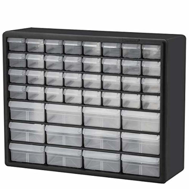 Akro-Mills 44-Drawer Plastic Parts Storage Hardware and Craft Cabinet