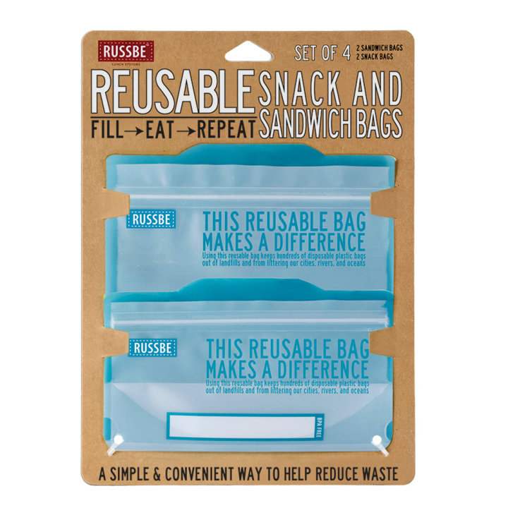 Russbe Reusable Snack and Sandwich Bags