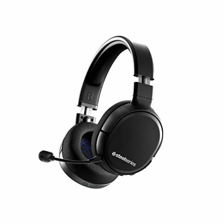 SteelSeries Arctis 1 Wireless Gaming Headset for Playstation - USB-C Wireless - Detachable ClearCast Microphone - for PS5, PS4, PC, Nintendo Switch, Android - Black