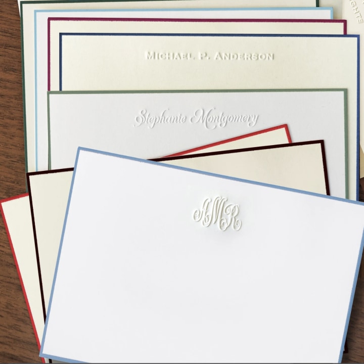 American Stationery Embossed Notecards