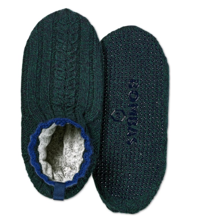 Bombas Cable Knit Gripper Slipper