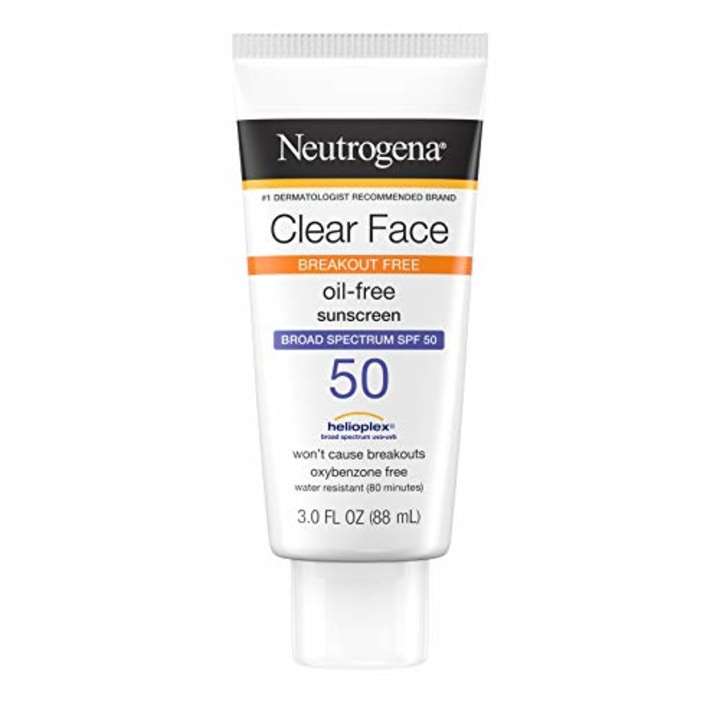 Neutrogena Clear Face Liquid Lotion Sunscreen SPF 50