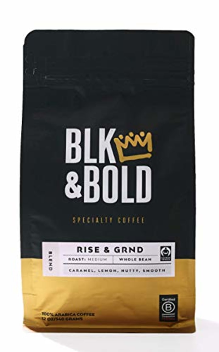 BLK &amp; Bold: Rise &amp; GRND Whole Bean Medium Roast Coffee