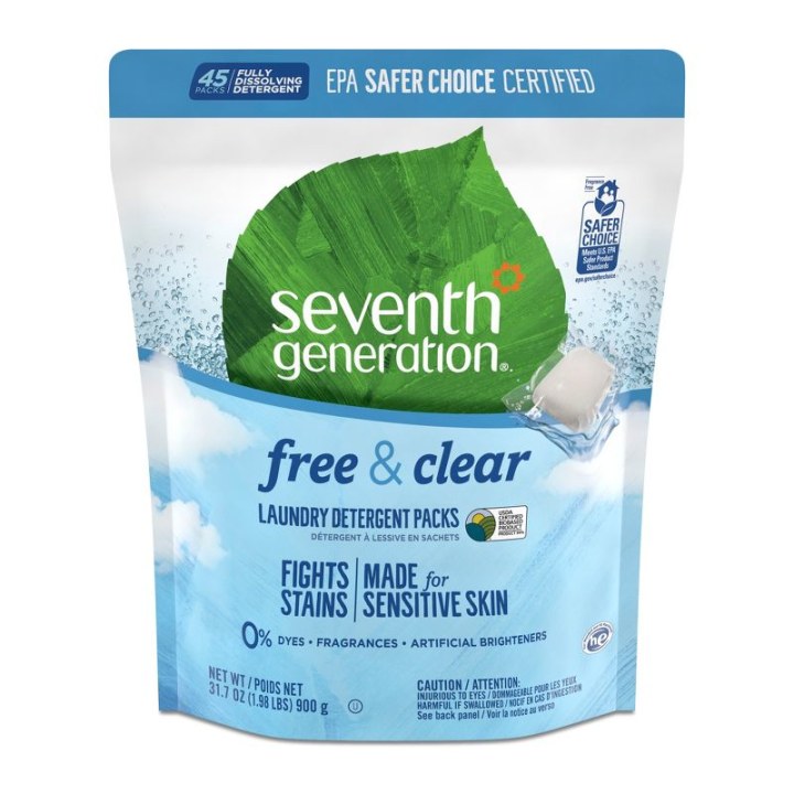 Seventh Generation Free &amp; Clear Laundry Detergent Packs