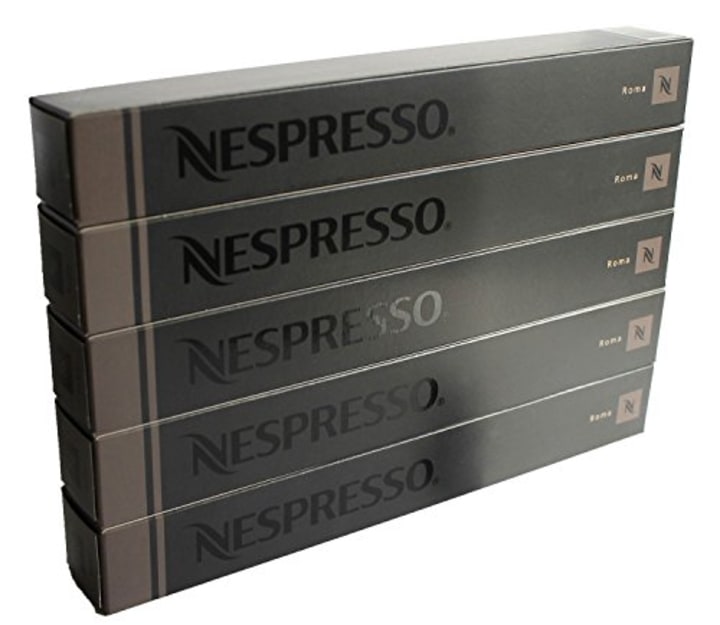 Nespresso Roma Coffee Pods, 50 Count