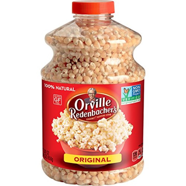 Orville Redenbacher's Original Gourmet Yellow Popcorn Kernels, 30 Ounce (Amazon)