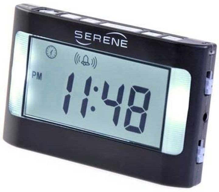 Serene Innovations VA3 Vibrating Travel Alarm Clock (Amazon)