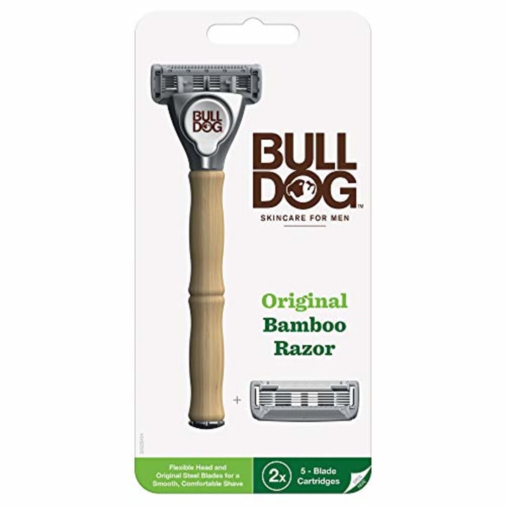 Bulldog Mens Skincare and Grooming Original Razors for Men With 2 Razor Blade Refills (Amazon)