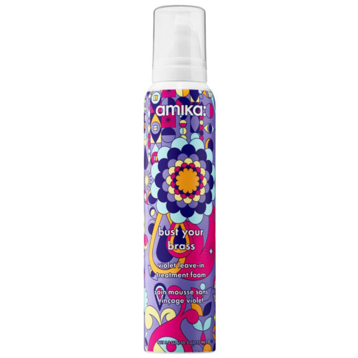 Amika Bust Your Brass Violet Leave-in Foam Treatment