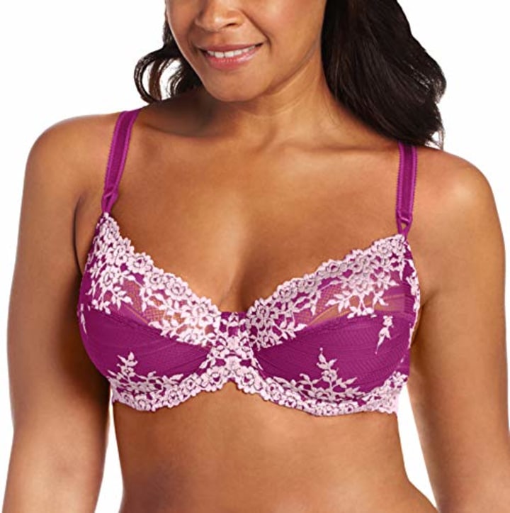 Embrace Lace Delicious White Classic Underwire Bra from Wacoal