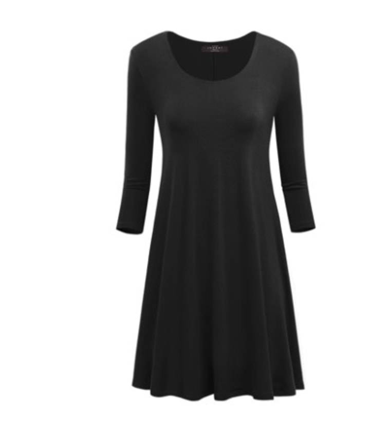 Trapeze Dress With Pockets