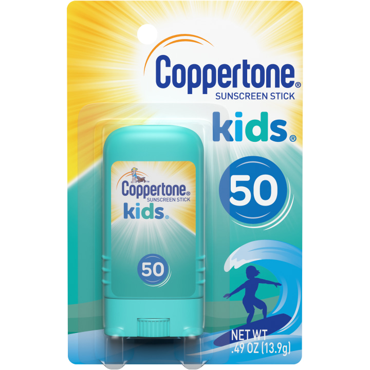 Coppertone Kids Sunscreen Stick Broad Spectrum SPF 50, .46 oz