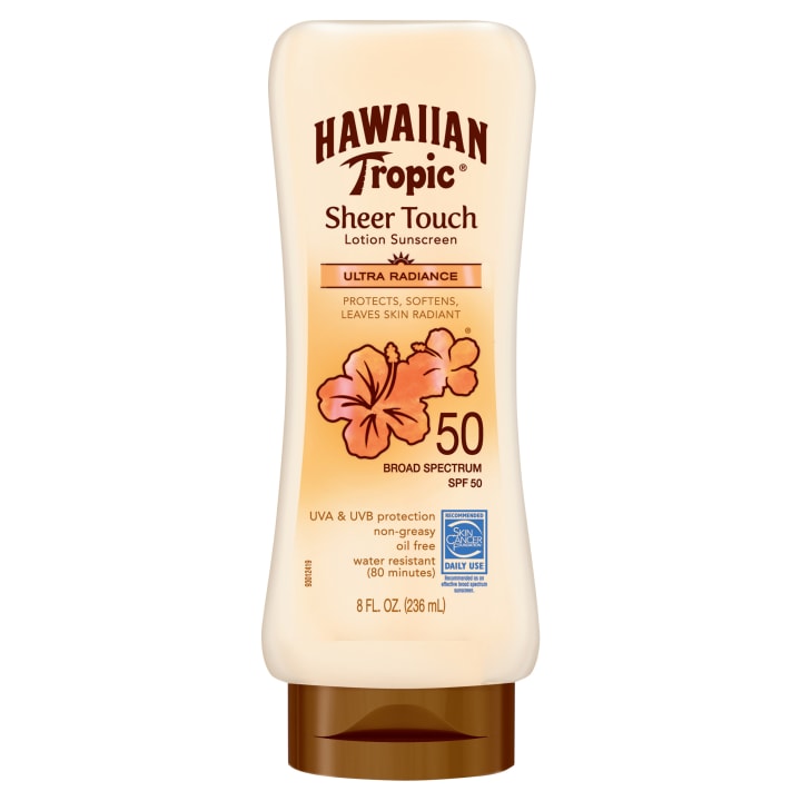 Hawaiian Tropic Sheer Touch Ultra Radiance Sunscreen Lotion SPF 50, 8 oz
