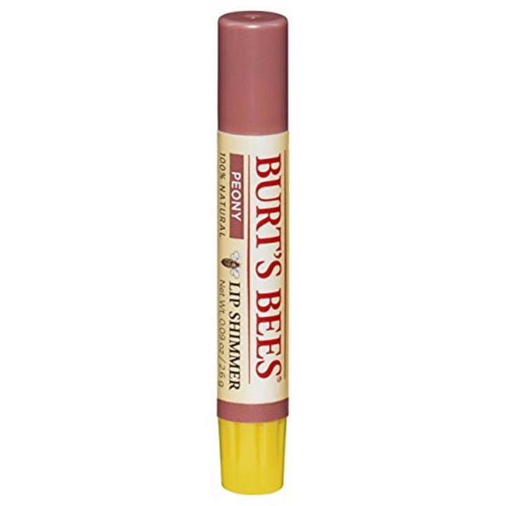 Burt&#039;s Bees 100% Natural Moisturizing Lip Shimmer, Peony - 1 Tube