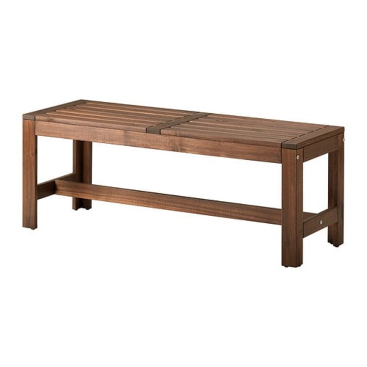 ?PPLAR? Bench, outdoor, brown stained brown