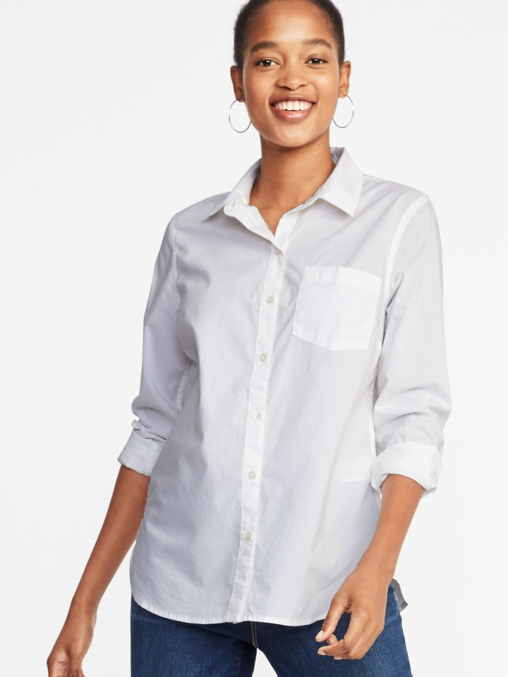 Relaxed Classic Clean-Slate Shirt for Women