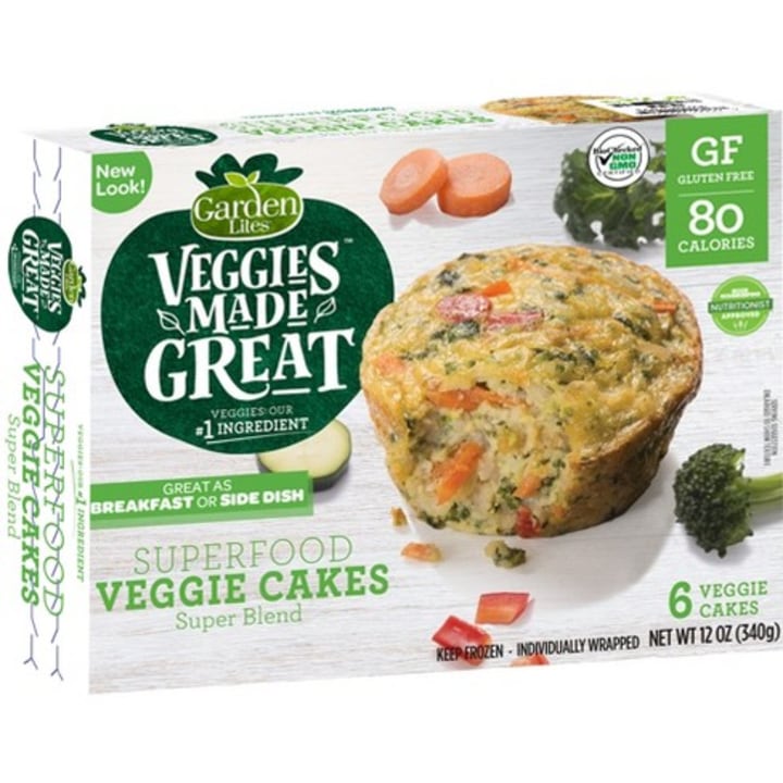 Garden Lites Superfood Blends Frozen Veggie Cakes - 12oz