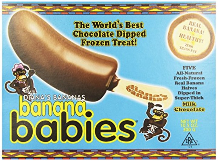 Diana&#039;s Bananas, Banana Babies Milk Chocolate, 10.5 oz (frozen)
