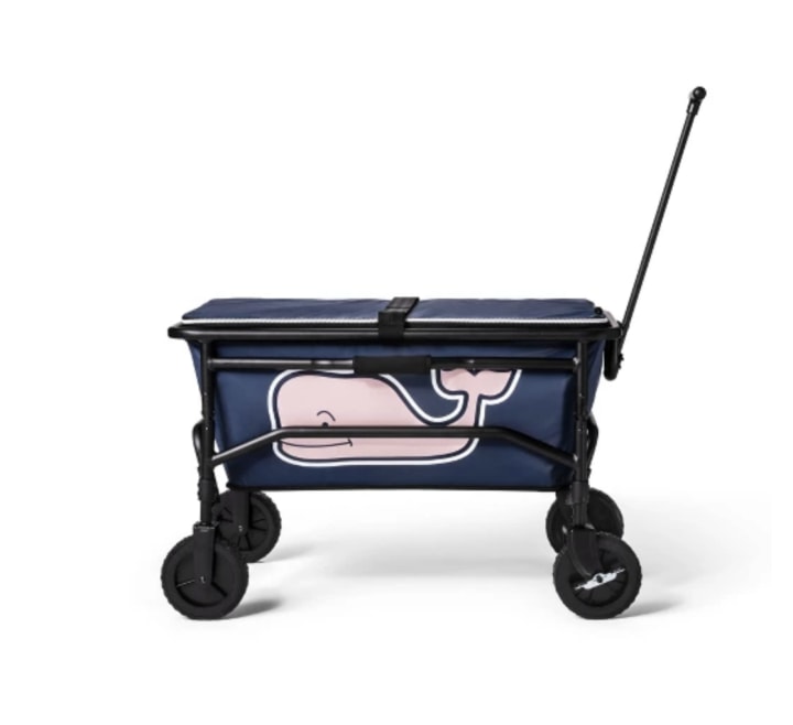 Pink Whale Collapsible Wagon