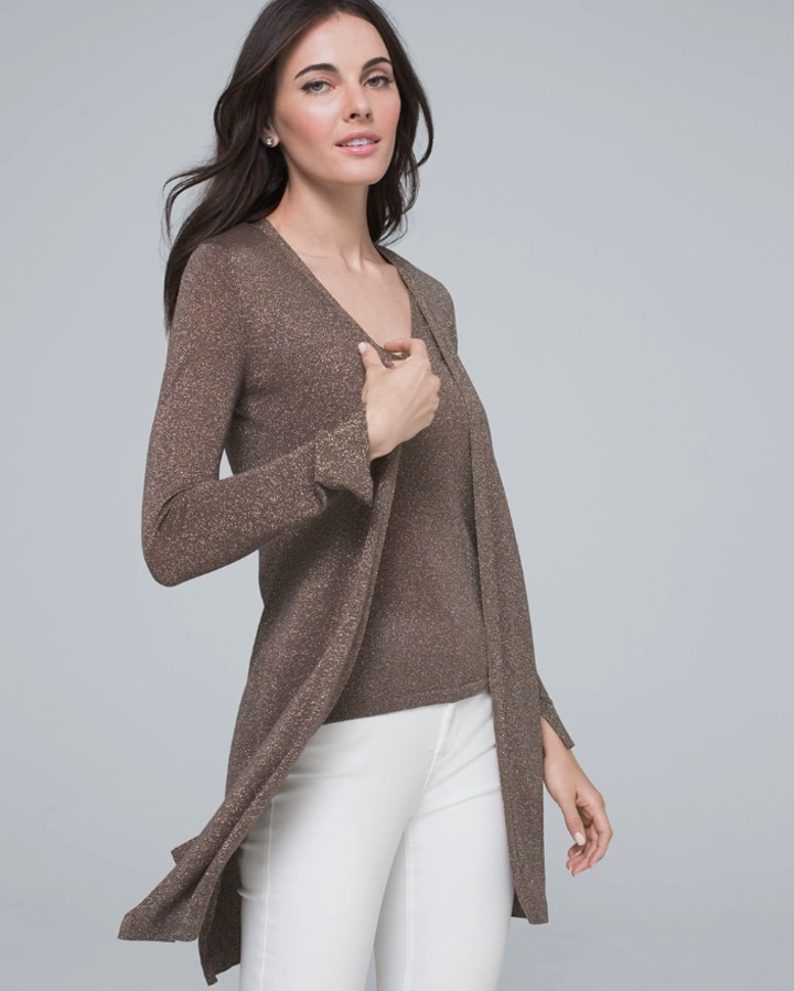 Shimmer Midi Cover-Up Sweater