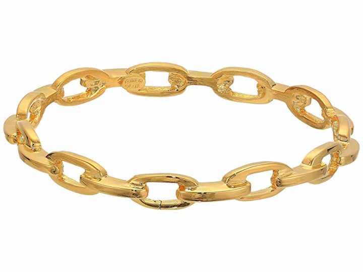 Polished Gold Link Bangle