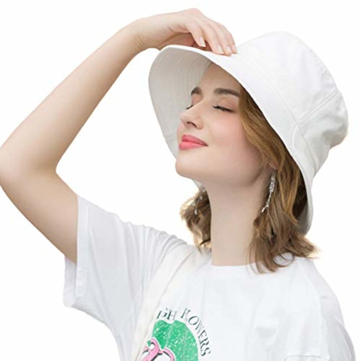 AMAKU Cotton Packable UV Protection Sun Hat