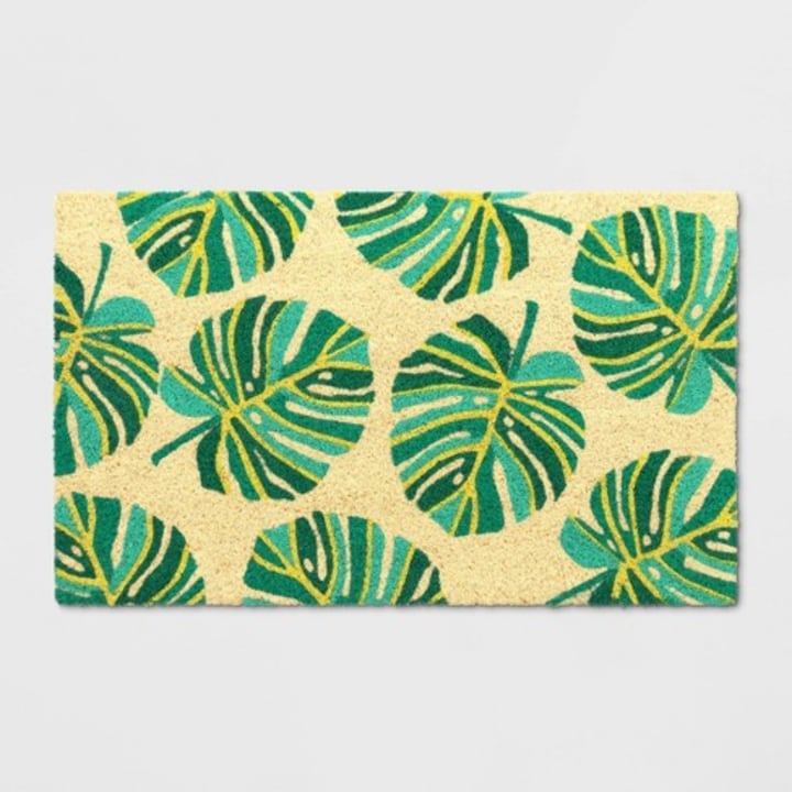 18&quot;X30&quot; Palm Leaf Tufted Doormat - Sun Squad(TM)
