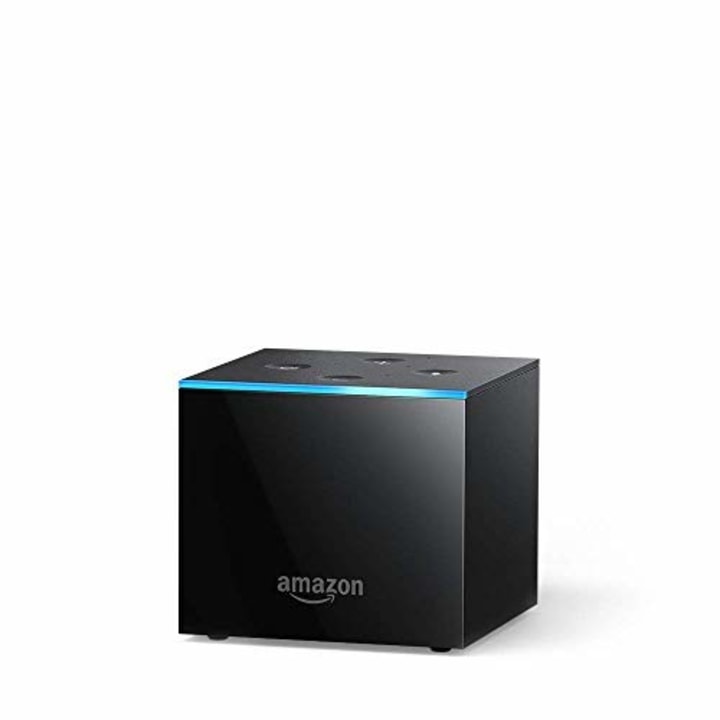Fire TV Cube, hands-free with Alexa and 4K Ultra HD, streaming media player (Includes $45 Sling TV credit)