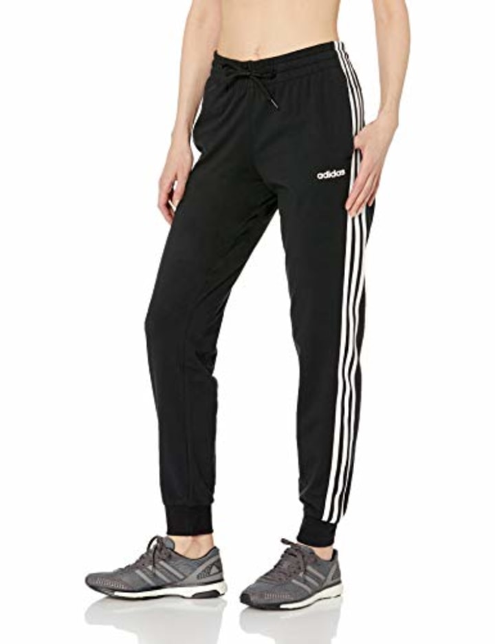 adidas Women&#039;s 3-stripes Single Jersey Pants