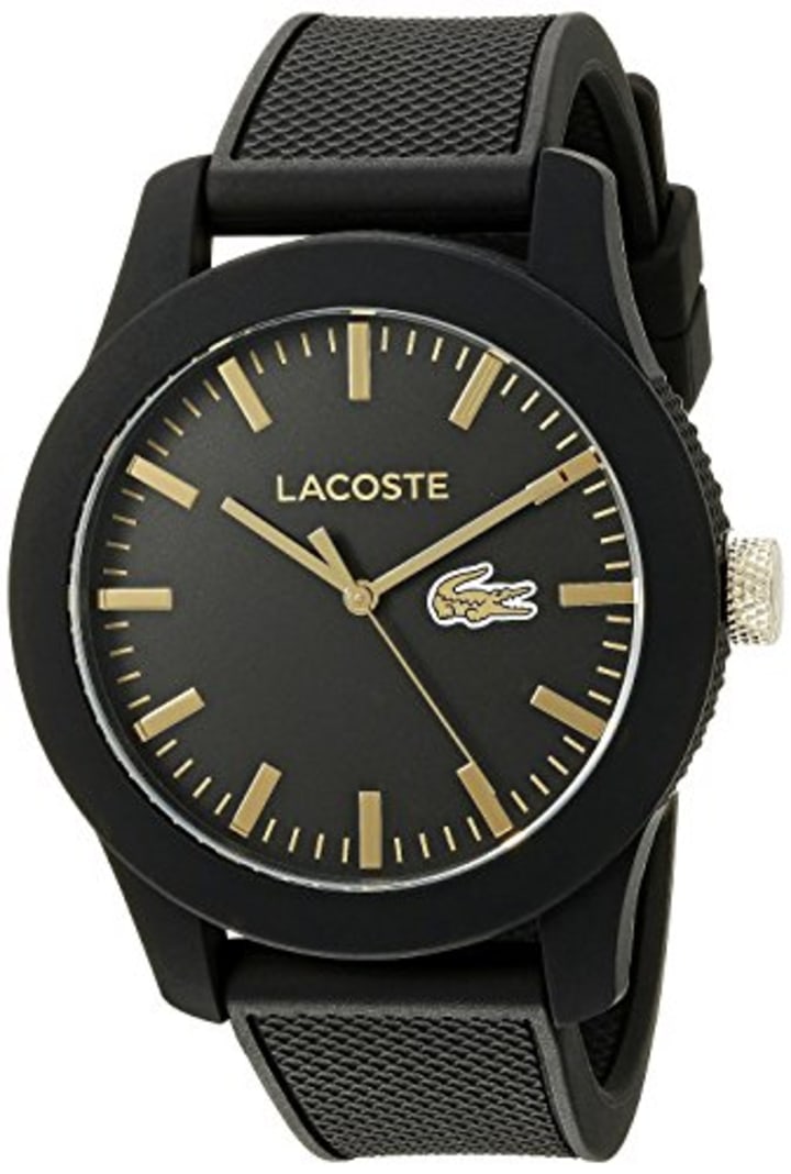 Lacoste Men&#039;s Analog Quartz Black Watch