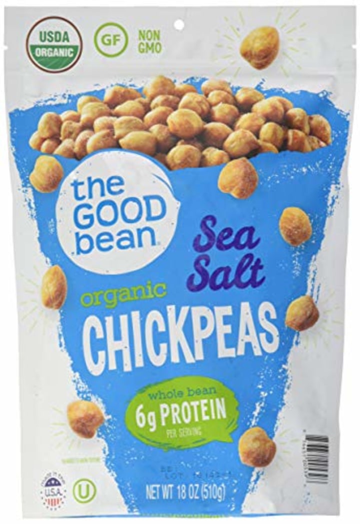 The Good Bean Sea Salt Flavor Crispy Crunchy Chickpeas