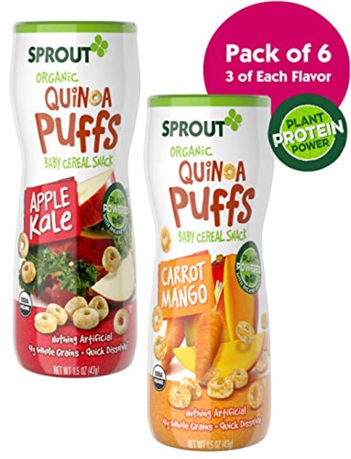 Sprout Organic Quinoa Puffs Baby Snacks