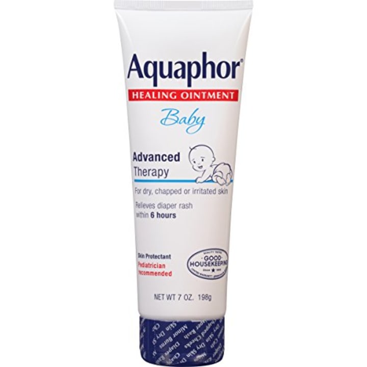 Aquaphor Baby Healing Ointment - For Chapped Skin, Diaper Rash and Minor Scratches - 7 oz. Tube