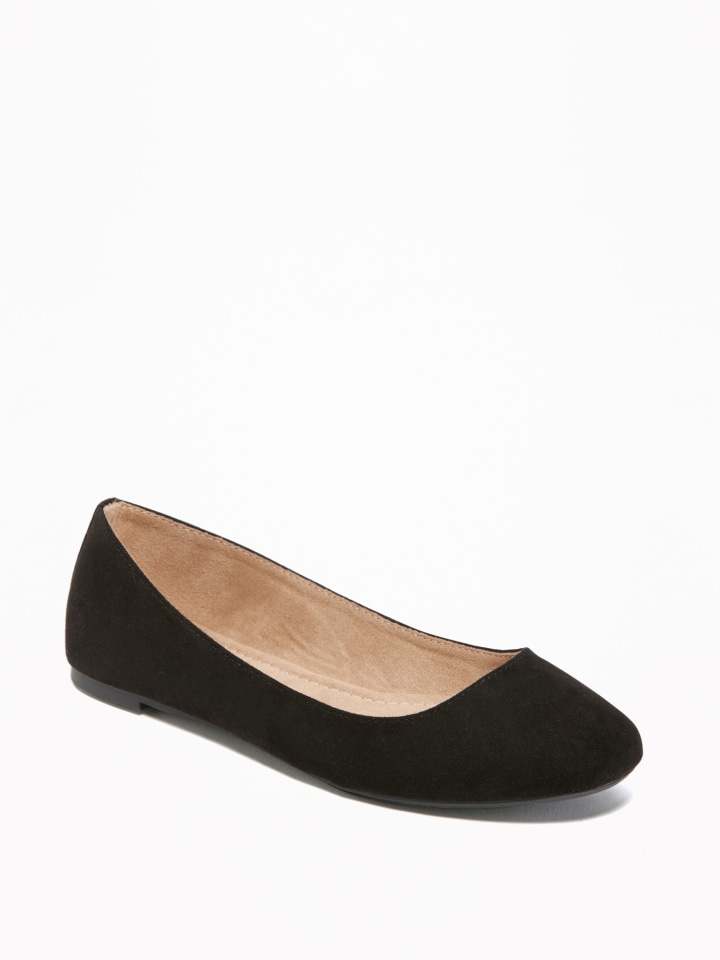 Old Navy Faux-Suede Ballet Flats