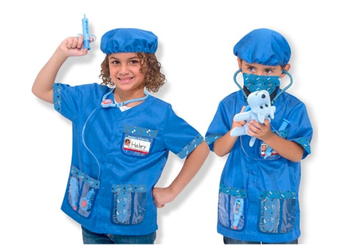 Melissa & Doug® Veterinarian Role Play Costume Dress-Up 9pc Set