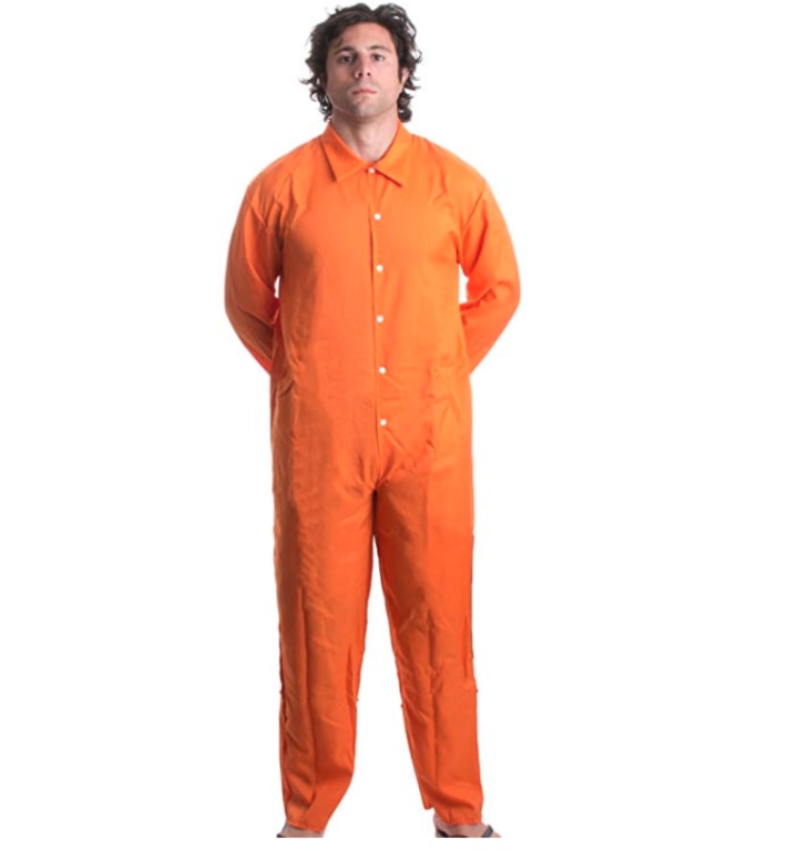Orange Prison Inmate Jumpsuit