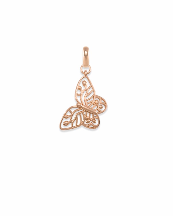 Breast Cancer Butterfly Charm