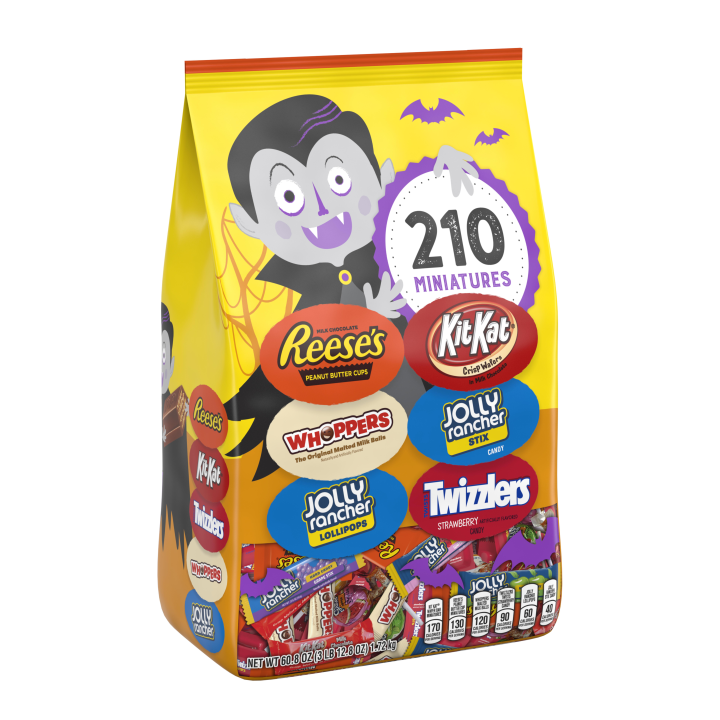 Hershey&#039;s Halloween Miniatures Assorted Variety Chocolate Candy Pack
