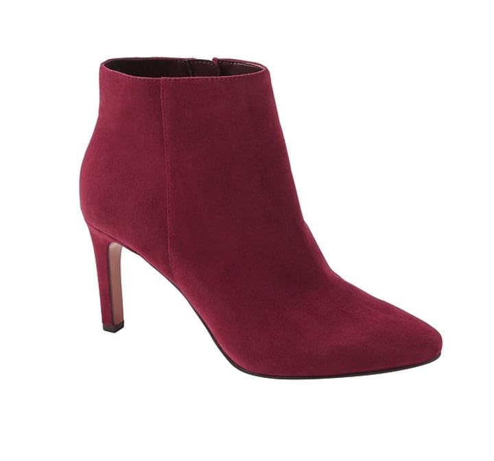 Skinny-Heel Ankle Boot